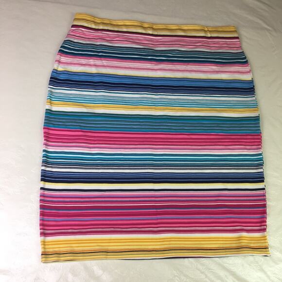 A.n.a striped pencil skirt lia stripe 0X - Picture 6 of 10